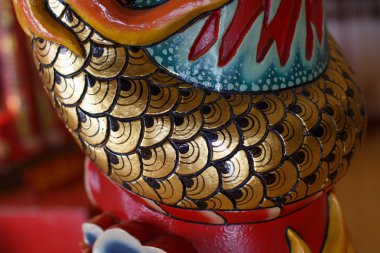 Ejderha direği closeup detay nesne sanat