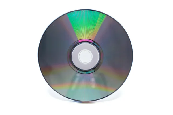 白色背景细节对象上的磁盘 Dvd — 图库照片
