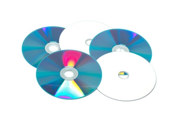 Disk Dvd White Background Detail Object — Stock Photo, Image