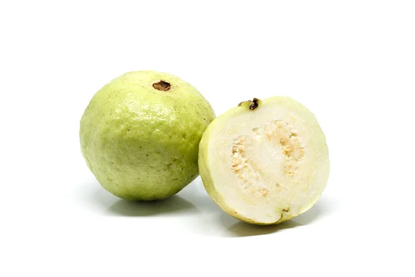 Γκουάβα Φρούτα Λεπτομέρεια Closeup Απομονωμένες — Φωτογραφία Αρχείου