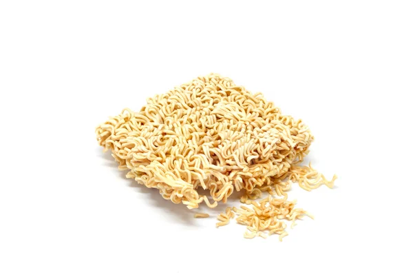 Noodle White Background Closeup Detail — Stock Photo, Image