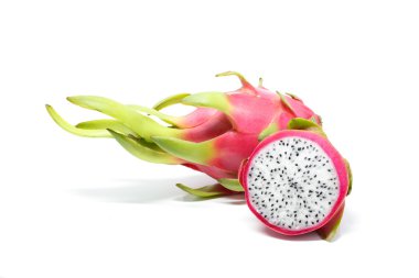 Dragon meyve beyaz arka plan