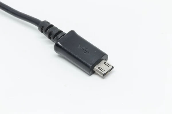 Micro USB крупный план — стоковое фото