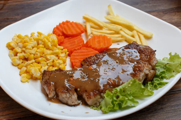 Steak Food Rindfleisch — Stockfoto