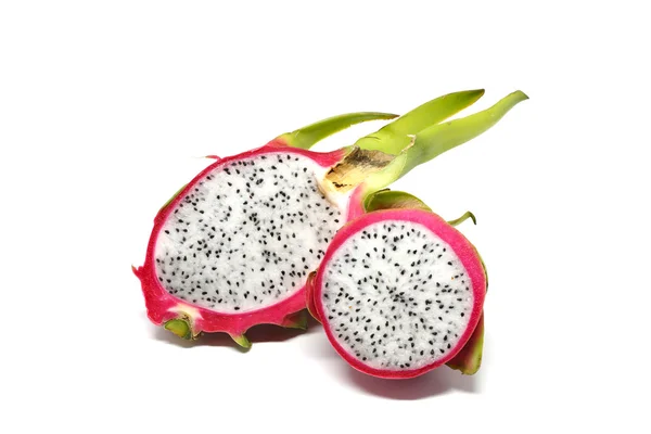 Drago frutta sfondo bianco — Foto Stock