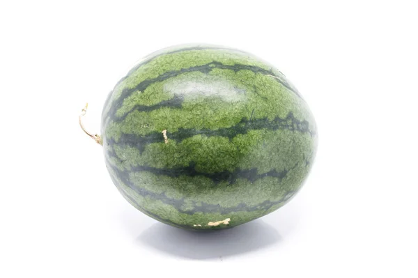 Wassermelone weißer Hintergrund — Stockfoto