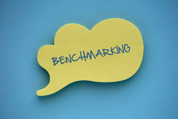 Benchmark Standard Management Verbesserung Benchmarking — Stockfoto