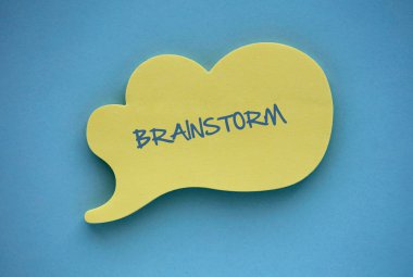 Beyin fırtınası düşünme Buble kavramı