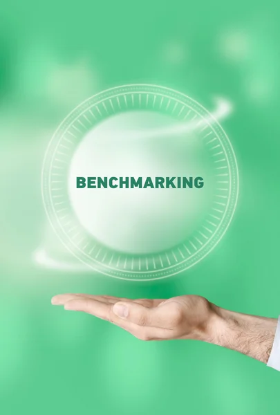 Benchmark, standardní řízení zlepšení srovnávání — Stock fotografie