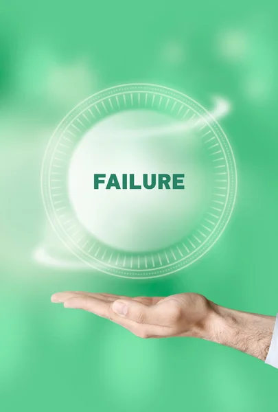 Scheitern gescheitert Scheitern Fiasko Niederlage Zusammenbruch Konzept — Stockfoto