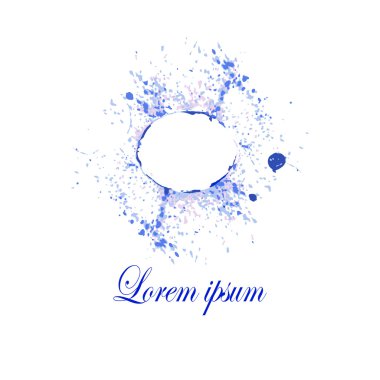 Sulu Boya sıçramış Logo