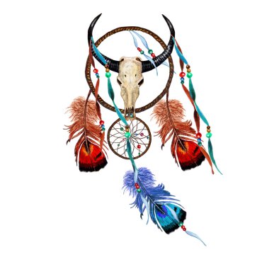 Suluboya Dreamcatcher, Buffalo Skull