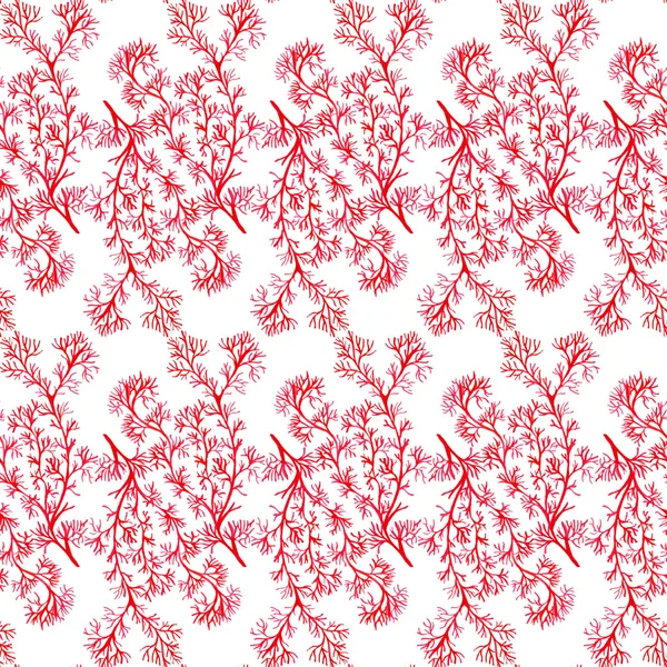 Red Coral Pattern. Stock Vector Image by ©kois00kois 107640416