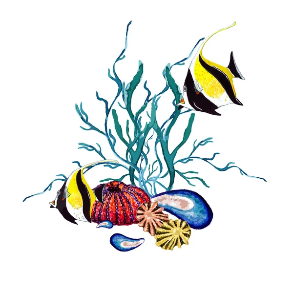Aquarelle mauresque Idol — Image vectorielle
