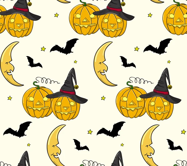 Feliz Halloween letras — Vector de stock