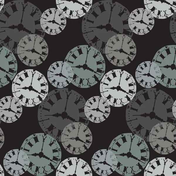 Seamless Watch Pattern Vector Graphics