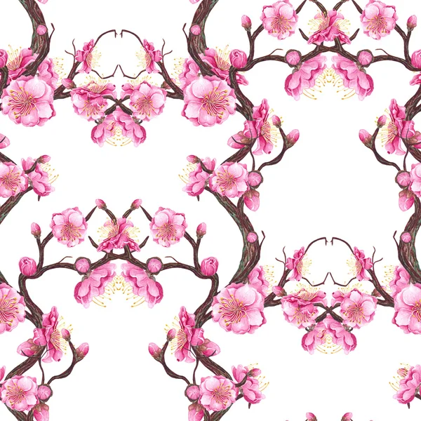 Sakura blossom pattern.