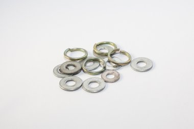 Flat Washer and Spring Washer clipart