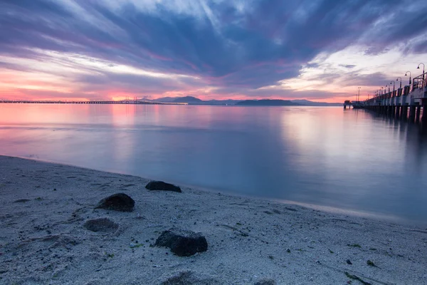 Amazing Sunrise and Sunset em Bayan Mutiara, Penang Malásia — Fotografia de Stock