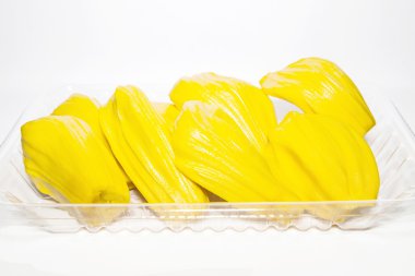 Beyaz arka plan ile Asya Jack meyve sökük