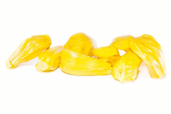 Ripped Asian Jack Fruit With White Background — Stock Photo, Image