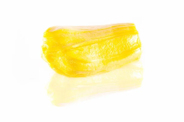 Ripped Asian Jack Fruit With White Background — Stock Photo, Image