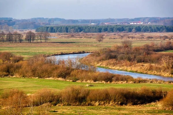 View Strkowa Gra Narew Valley Podlasie Lengyelország — Stock Fotó