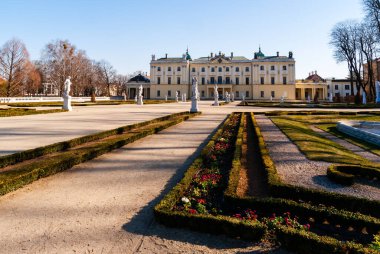 The Branicki palace and park complex in Biaystok, Podlasie, Poland