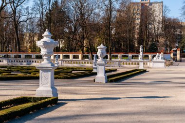 The Branicki palace and park complex in Biaystok, Podlasie, Poland