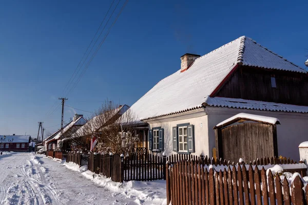 Winter Het Historische Tykocin Podlasie Polen — Stockfoto