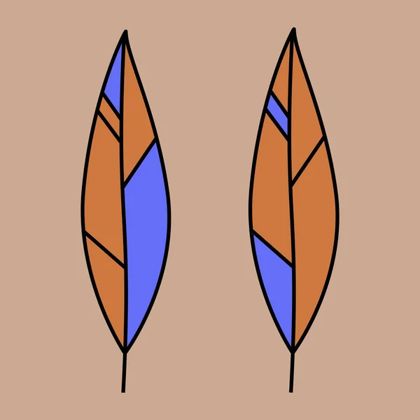 iki dekoratif yaprakları