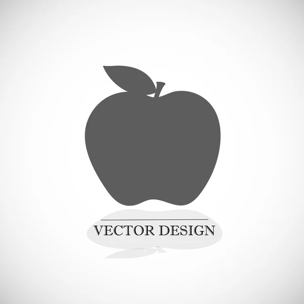 Yaratıcı elma. Vektör tasarımı