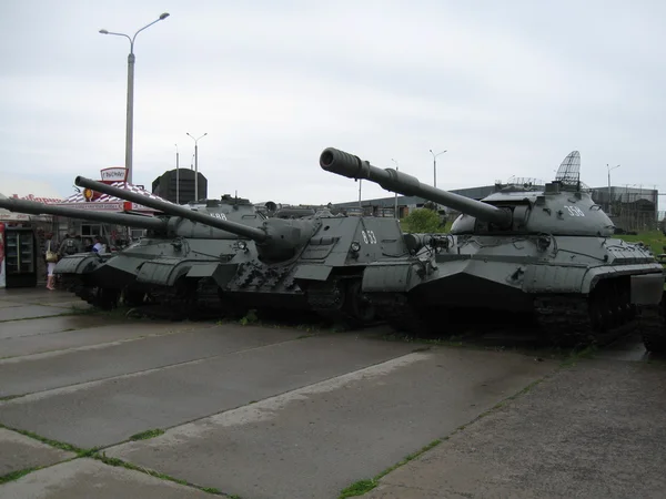 Військові броньованих загар. Кращий танки Росії. — стокове фото