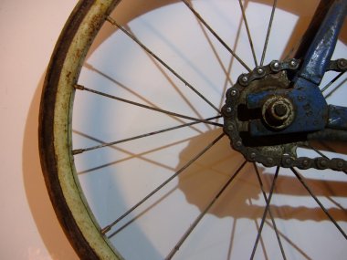 Bisiklet, eski, tekerlek, retro, pas