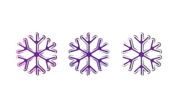 Oválné Pruhy Geometrické Ikony Sněhové Vločky Složení Módních Tvarů Přechodu — Stockový vektor