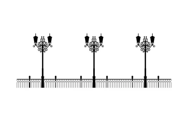 Rue Exemple Promenade Noire Pour Conception Modèle Solution Architecturale Fichier — Image vectorielle