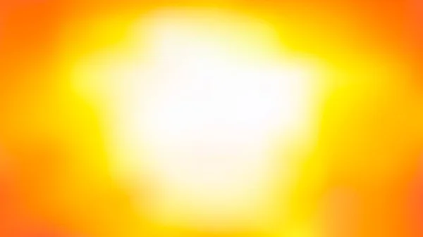 Heaven Orange Blur Background Abstract Art Blurred Yellow Sky Backdrop — Stock Vector