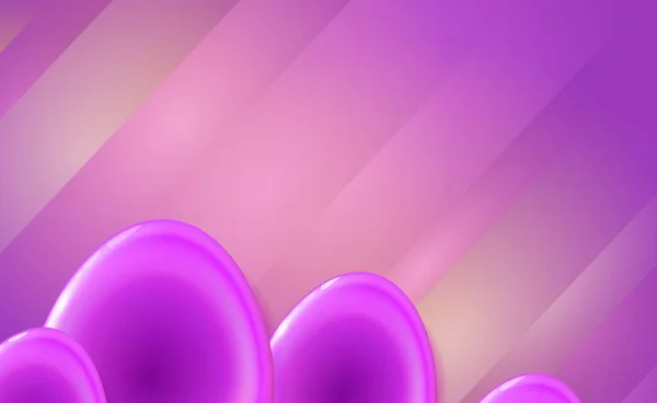 Fondo Púrpura Rosa Piedras Redondeadas Brillantes Tapa Vectorial Color Violeta — Vector de stock