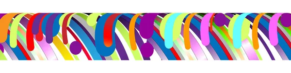 Elemento Marco Abstracto Moderno Composición Hecha Varias Formas Redondeadas Color — Archivo Imágenes Vectoriales