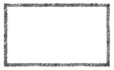 Kenar çerçeve dikdörtgeni boyunca karala. El çizimi semboller. Taslaklar gölgelendi, rozetler takıldı ve felçli şekiller çizildi. Tek renkli vektör tasarım elementleri. İzole bir illüstrasyon. EPS 10.