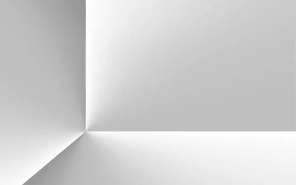 Contexte Basé Sur Gradient Circulaire Fond Angulaire Minimaliste Blanc Gris — Image vectorielle
