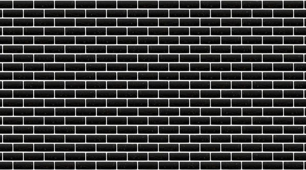 Černá Tmavá Cihlová Zeď Pozadí Drsné Kameny Bílé Švy Grunge — Stock fotografie