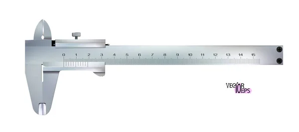 Vue Dessus Étrier Réaliste Étrier Isolé Sur Fond Blanc Outil — Image vectorielle