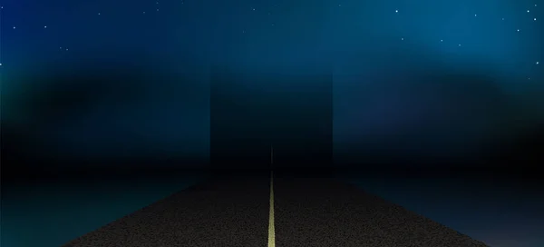 Weg Den Himmel Abstrakter Hintergrund Nachtautobahn Unter Freiem Sternenhimmel Textur — Stockfoto