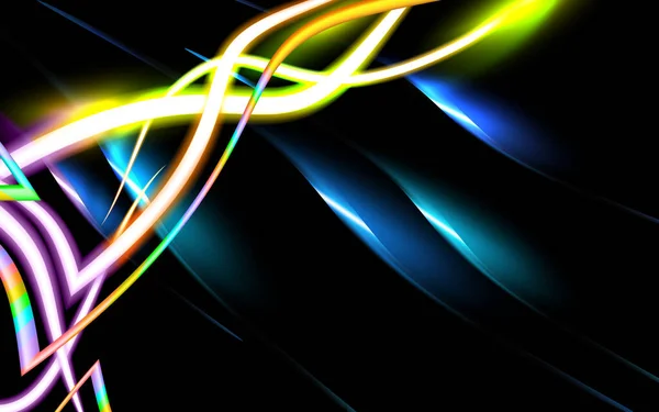Neon Glödande Högteknologisk Futuristisk Abstrakt Bakgrund Design Koncept Genteknik Analys — Stock vektor