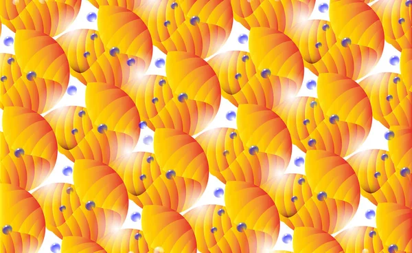 Летний Фон Волн Морского Заката Свет Пузырьках Волновой Форме Вектор — стоковый вектор