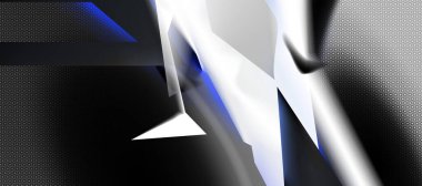 Karanlık kontrast ışık çizgisi ve minimum teknoloji şekilleri. Siyah, beyaz, soyut arka plan, büyü dokusu. E-ticaret, kapak tasarımı. Büyülerle delinmiş..