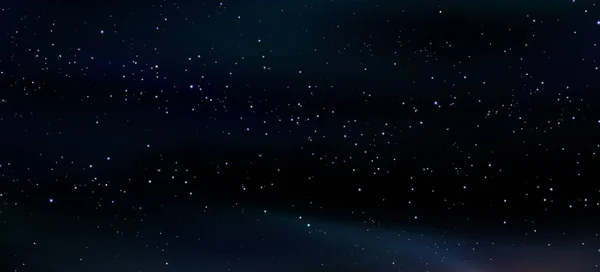 Głęboki Ciemny Kosmos Abstrakcyjne Kosmiczne Tło Jasne Gwiazdy Realistyczne Gwiaździste — Zdjęcie stockowe