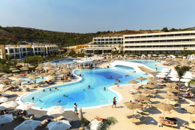 Doğal görünümüne resort tatil otel.
