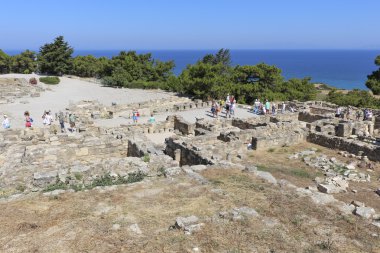 Antik Akropol kalıntıları.